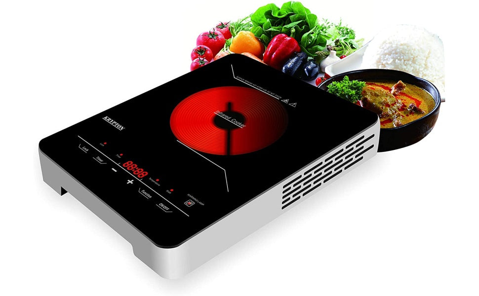 Krypton Electric Infrared Cooker 2000 W KNIC6150 - Black/WhiteKitchen AppliancesLooking for a cooker for your small kitchen or you are moving houses and need to be able to cook tasty food for your family? Krypton Infrared Cooker is elegantly designed with