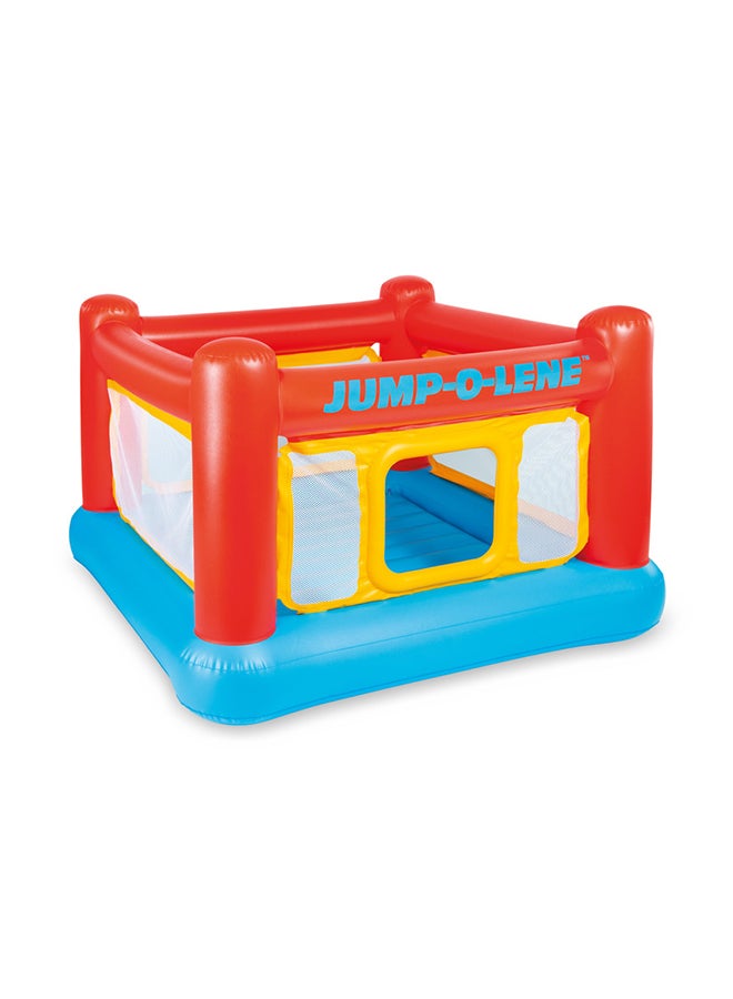 INTEX Jump-O-Lene Inflatable Bouncer Play House – 1.74m x 1.74m x 1.12m