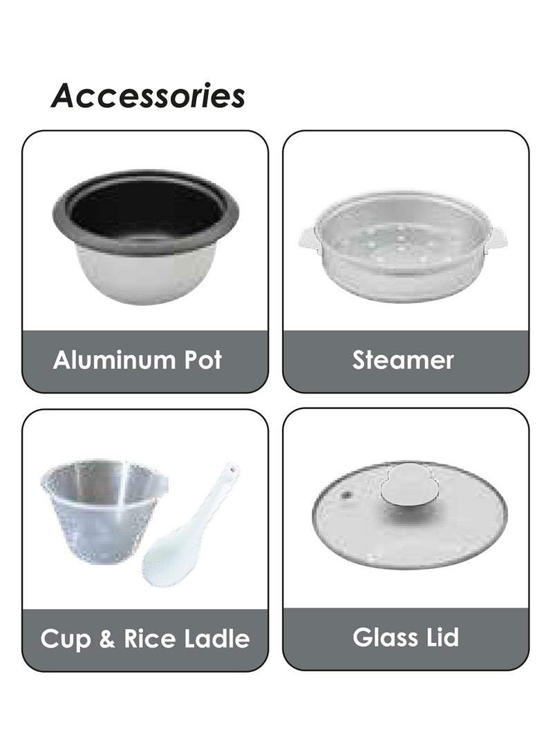 Sanford Rice Cooker 0.6L 300W SF1157RC-0.6L BS Multicolour