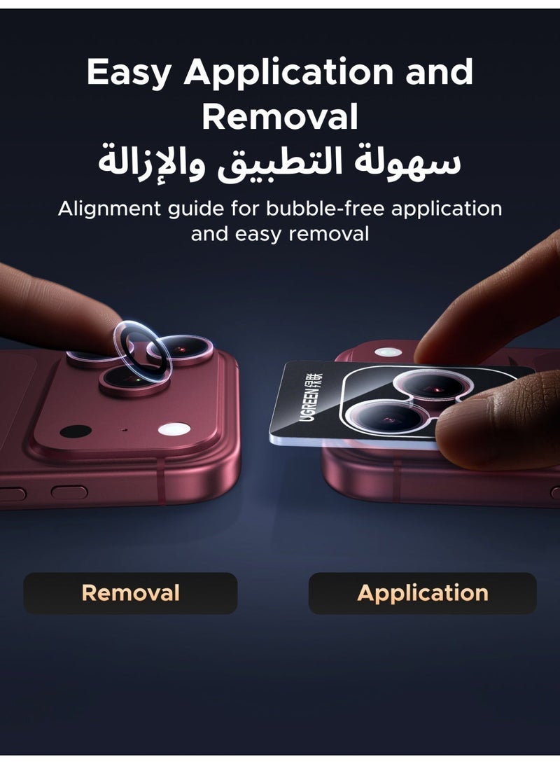 UGREEN iPhone 18 Pro / 18 Pro Max Camera Lens Protector – 1 Pack, Clear