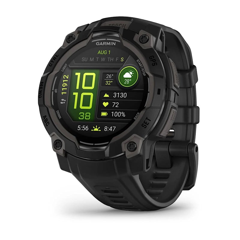 Garmin Instinct 3 – 45 mm, AMOLED Black with Black BandWearablesMetal-reinforced bezel Bright and vibrant AMOLED display 24/7 health and wellness monitoring Multi-band GPS with SatIQ technology DAILY MOVEMENTSKeep tabs on your daily steps, calories burned