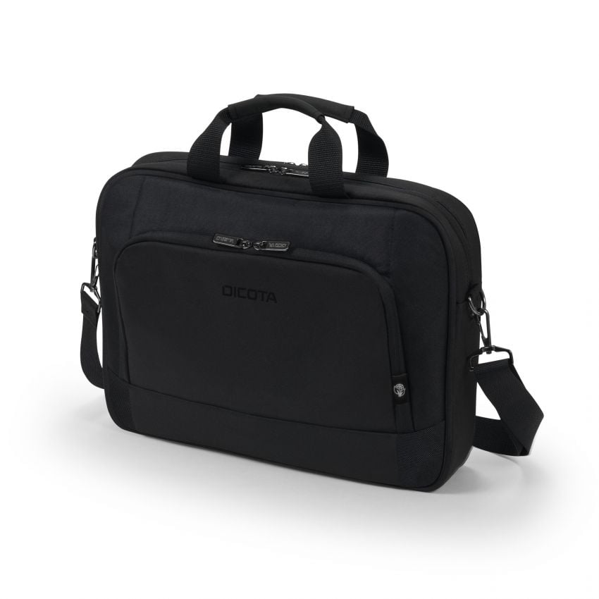Dicota Eco Top Traveller Base 13-14.1" Laptop BagComputer & Laptop AccessoriesThe compact Eco Traveller BASE case offers ideal protection for laptops between 13 and 14.1" thanks to its high-density foam (HDF) padding. The case guarantees extra stability a
