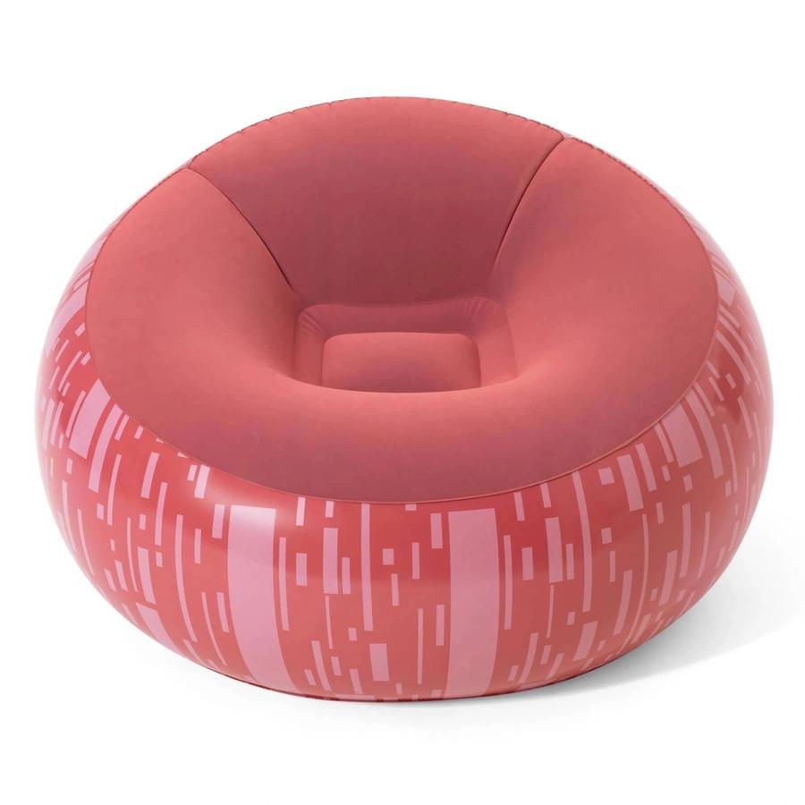 Bestway Inflate-A-Chair Inflatable Lounge Chair – Assorted Designs, 112 × 112 × 66 cm