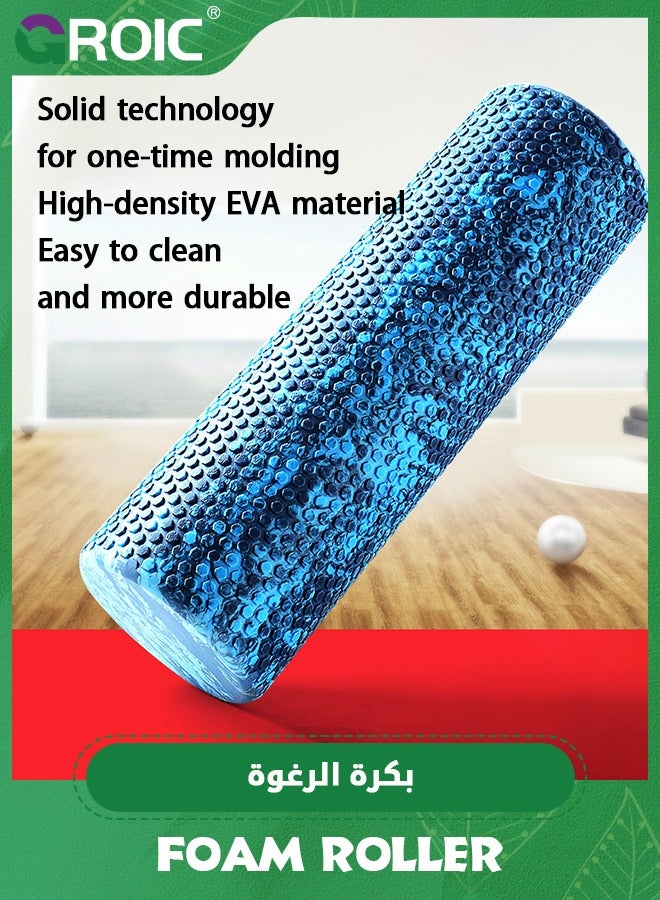 GROIC 30cm EVA Foam Roller – Blue Yoga & Muscle Massage Roller