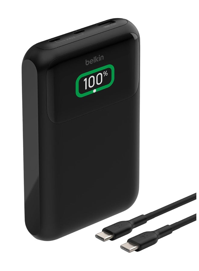 Belkin BoostCharge 20K 3-Port Laptop Power Bank – Black