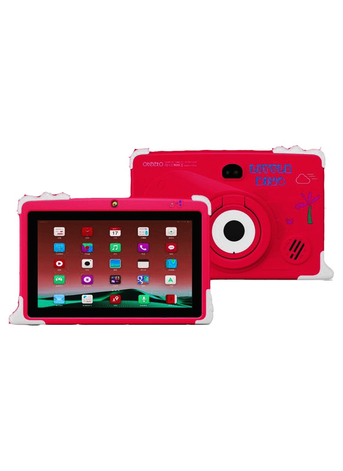 Oteeto K2 Kids Android 5G Tablet With 7.0 Inch Display 4GB RAM 128 GB ROM 3000 mAh BatteryTabletsIntroducing the Oteeto K2 Kids Android 5G Tablet - the perfect device for your child's entertainment and education. With its unique dinosaur design, they'll l