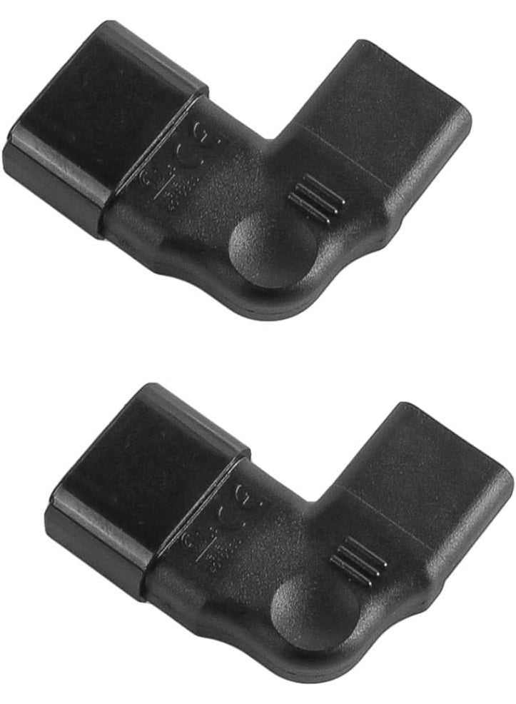 IEC320 C14 to C13 Power Adapter PDU/UPS Plug/Socket UP - Male to C13 Female Right Angled IEC Converter for LCD/LEC TV Wall Mount