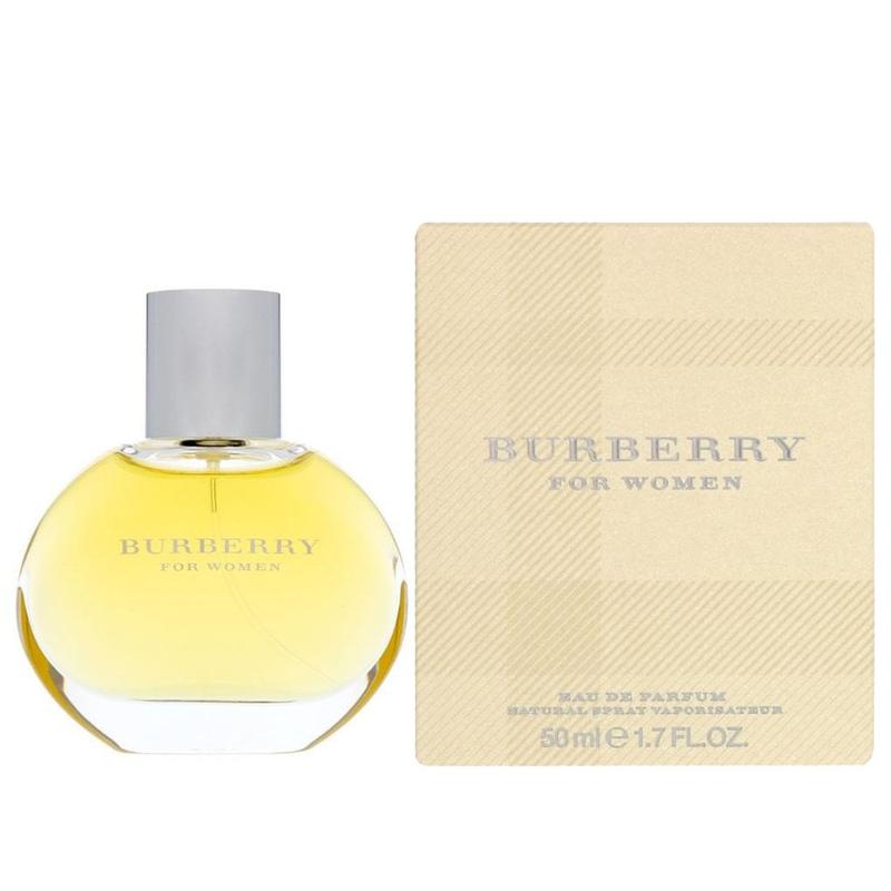 Burberry For Women Eau De ParfumPerfumes & FragrancesA fruity fragrance with top notes of blackcurrant and fresh green apple.Combined with heart notes of cedar wood, jasmine, moss and sandalwood, the fragrance has a rich and sensual tone Musk and vanilla