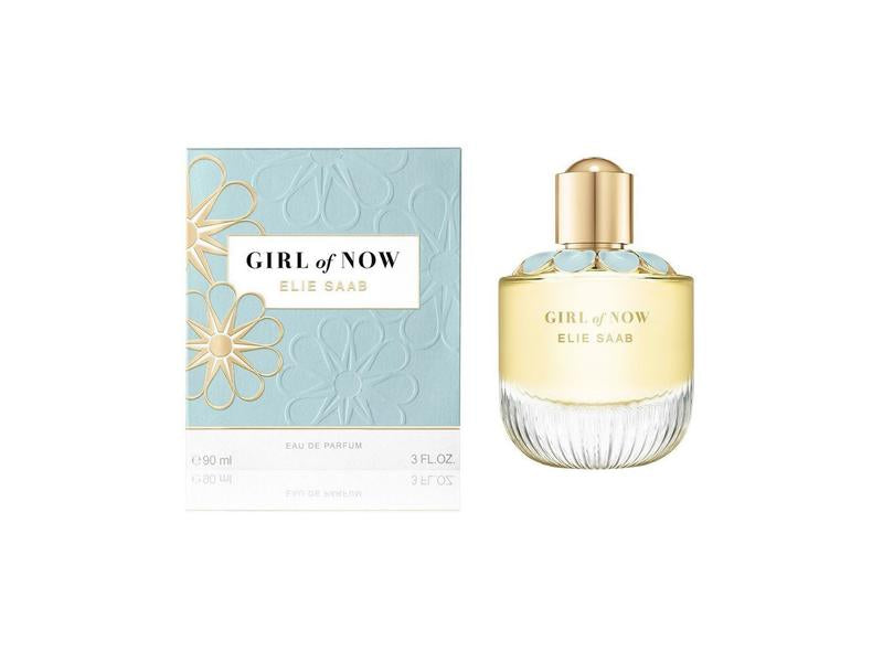 Elie Saab Girl Of Now Eau De Parfum 90ML For WomenPerfumes & FragrancesTop Notes: Pistachio, pear, and mandarin orange Middle Notes: Almond, orange blossom, and magnolia Base Notes: Almond milk, Tonka bean, cashmeran, and patchouli