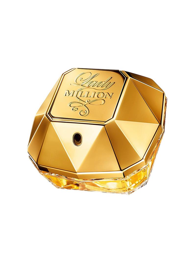 Paco Rabanne Lady Million For Women Eau De Parfum 80mlPerfumes & FragrancesLady Million by Rabanne, a sensual fruity fragrance with a trail of white flowers that pulls you in. Disarming. Play with fire and obey no one. Except your fantasies. Top Note: Cit