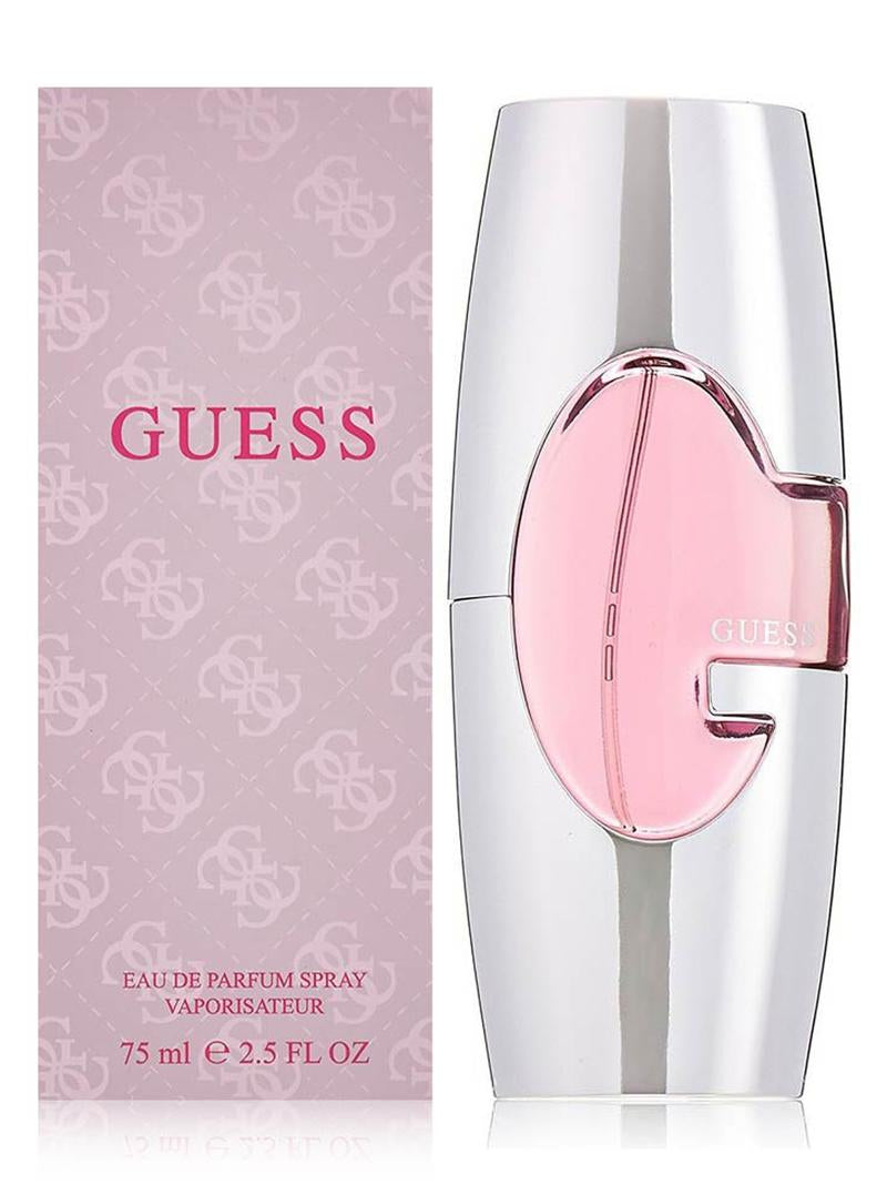 Guess Pink For Women Eau De ParfumPerfumes & FragrancesTop Notes: Green Apple, Strawberry, Bergamot, Tangerine Middle Notes: Magnolia, Peony, Freesia, Lily-of-the-Valley, Red Berries, Jasmine, Peach, Ylang-Ylang Base Notes: Musk, Cedar, Amber, Oakmoss
