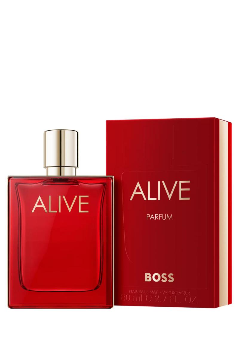 Hugo Boss Alive Parfum For Women 80mlPerfumes & FragrancesBOSS Alive eau de parfum, elegantly presented for feminine appeal. This contemporary and empowering fragrance delivers top notes of sparkling apple and plum with a heart of jasmine sambac, while th
