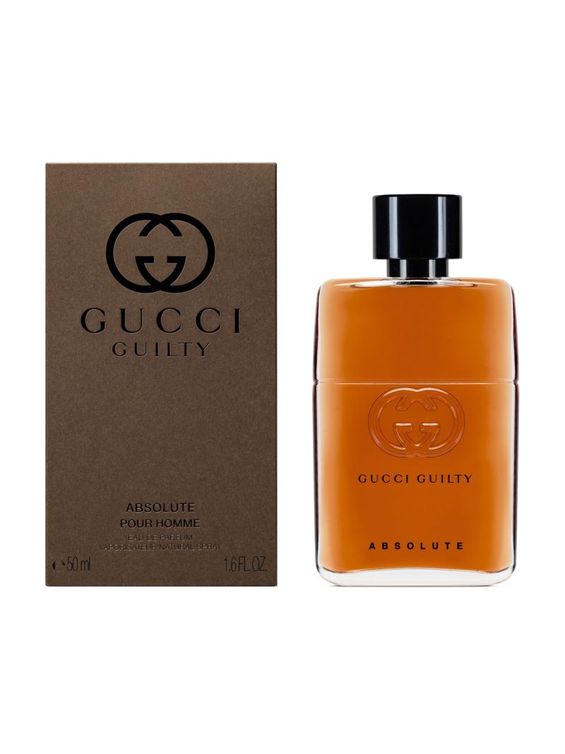 Gucci Guilty Absolute Pour Homme EDPPerfumes & FragrancesTop note Leather Middle notes Cypress and Patchouli Base notes Woody Notes and Vetiver