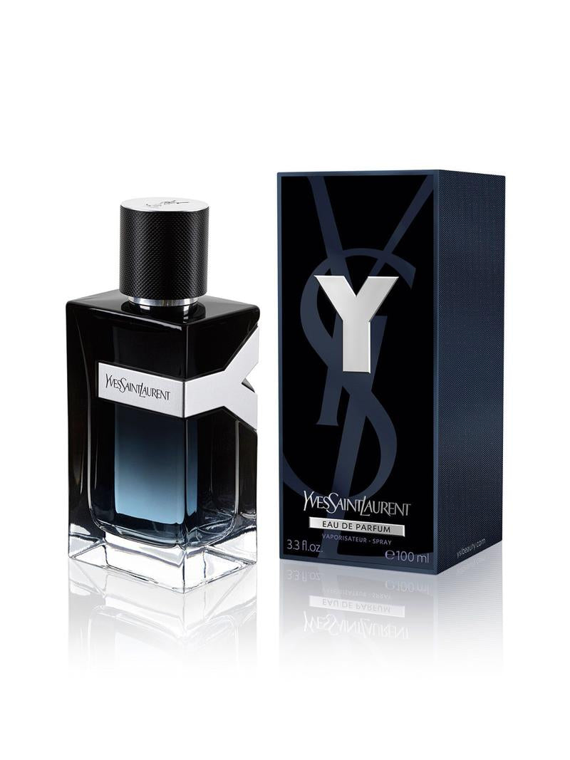 YSL Y Eau De Parfum For MenPerfumes & FragrancesTHE FRAGRANCE OF AN ACCOMPLISHED SELF-MADE MAN, NOW REFILLABLE. Top Notes: Ginger, Bergamot & Apple Middle Notes: Juniper Berries, Geranium & Sage Base Notes: Tonka Bean, Olibanum, Vetiver, Cedar & Amberwood