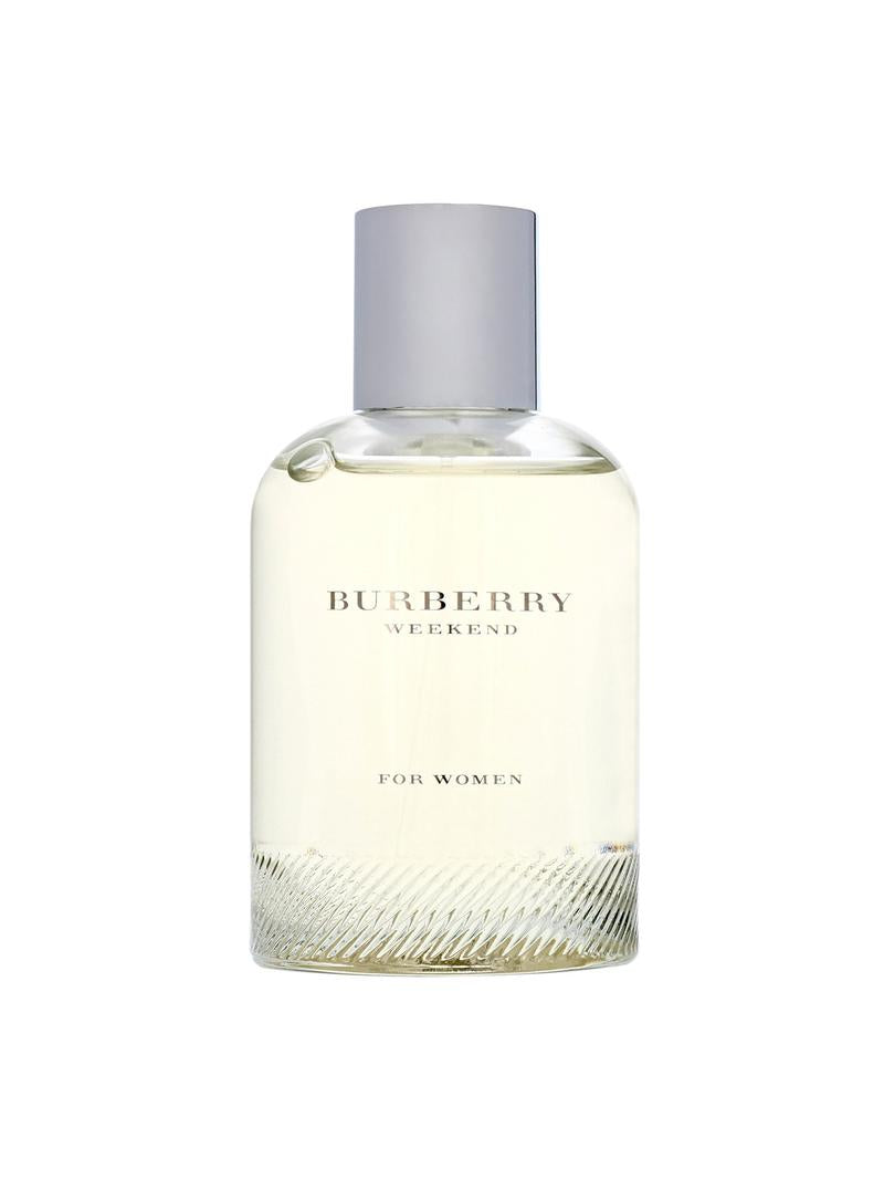 Burberry Weekend For Women Eau De Parfum 100mlPerfumes & FragrancesA sheer fragrance with top notes of tangerine, tree sap and Reseda plant Delicate floral heart notes of wild rose, peach blossom, iris and hyacinth, invigorated by a subtle splash of necta