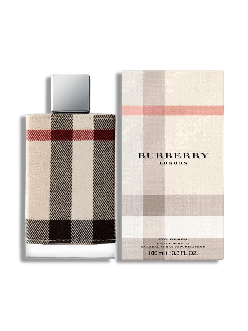 Burberry London For Women Eau De Parfum 100mlPerfumes & FragrancesThis floral-fresh scent has gentle top notes of rose and honeysuckle.Deep heart notes of tiare flower, jasmine and peony and a hint of fresh clementine zest.Solar notes of sandalwood, musk