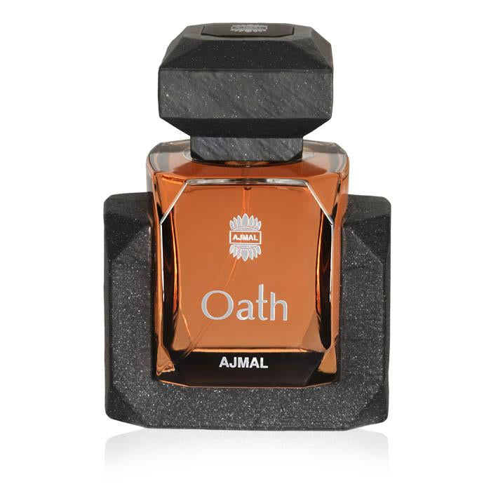 Ajmal Perfumes Oath for Him Eau De Parfum 100mlPerfumes & FragrancesOath is a premier chypre fragrance that offers a fresh summer adventure with a citrus burst and warm wood and amber base. Its captivating allure leaves an indelible impression. This makes