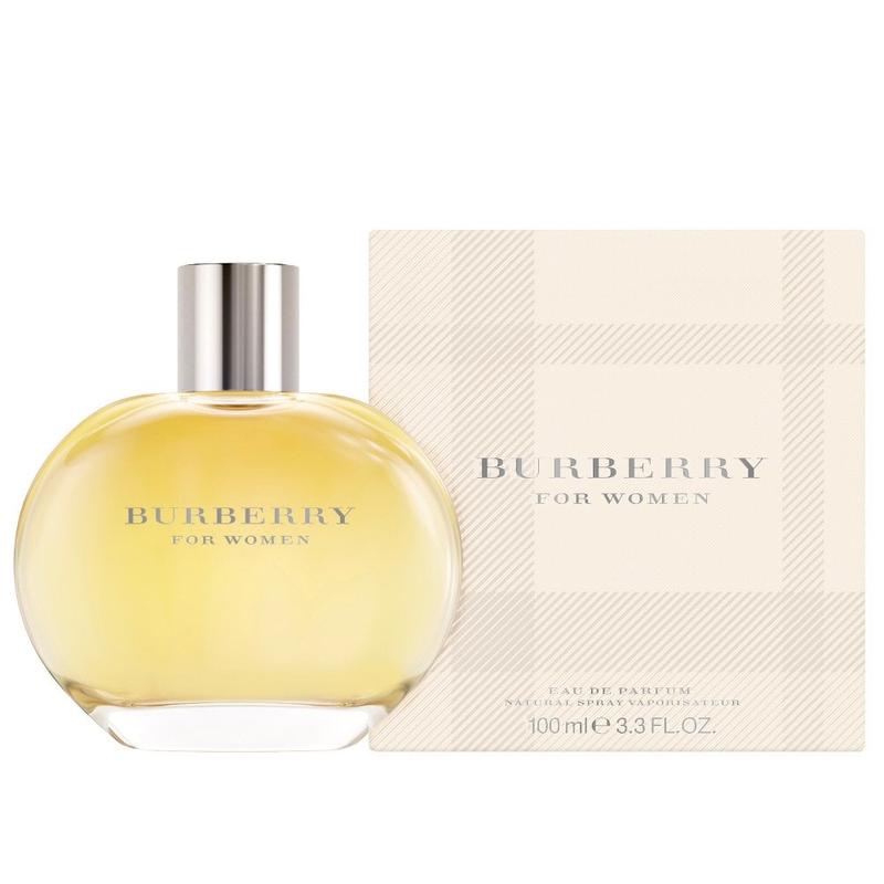 Burberry For Women Eau De ParfumPerfumes & FragrancesA fruity fragrance with top notes of blackcurrant and fresh green apple.Combined with heart notes of cedar wood, jasmine, moss and sandalwood, the fragrance has a rich and sensual tone Musk and vanilla