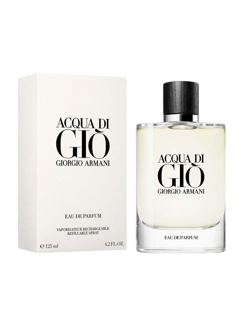 Armani Acqua Di Gio For Men Eau De ParfumPerfumes & FragrancesA powerful marine freshness, where innovative marine notes blend with natural green mandarin, aromatic essences and a woody mineral dry-down. MARINE NOTES & CITRUSBoosted by the innovative mari