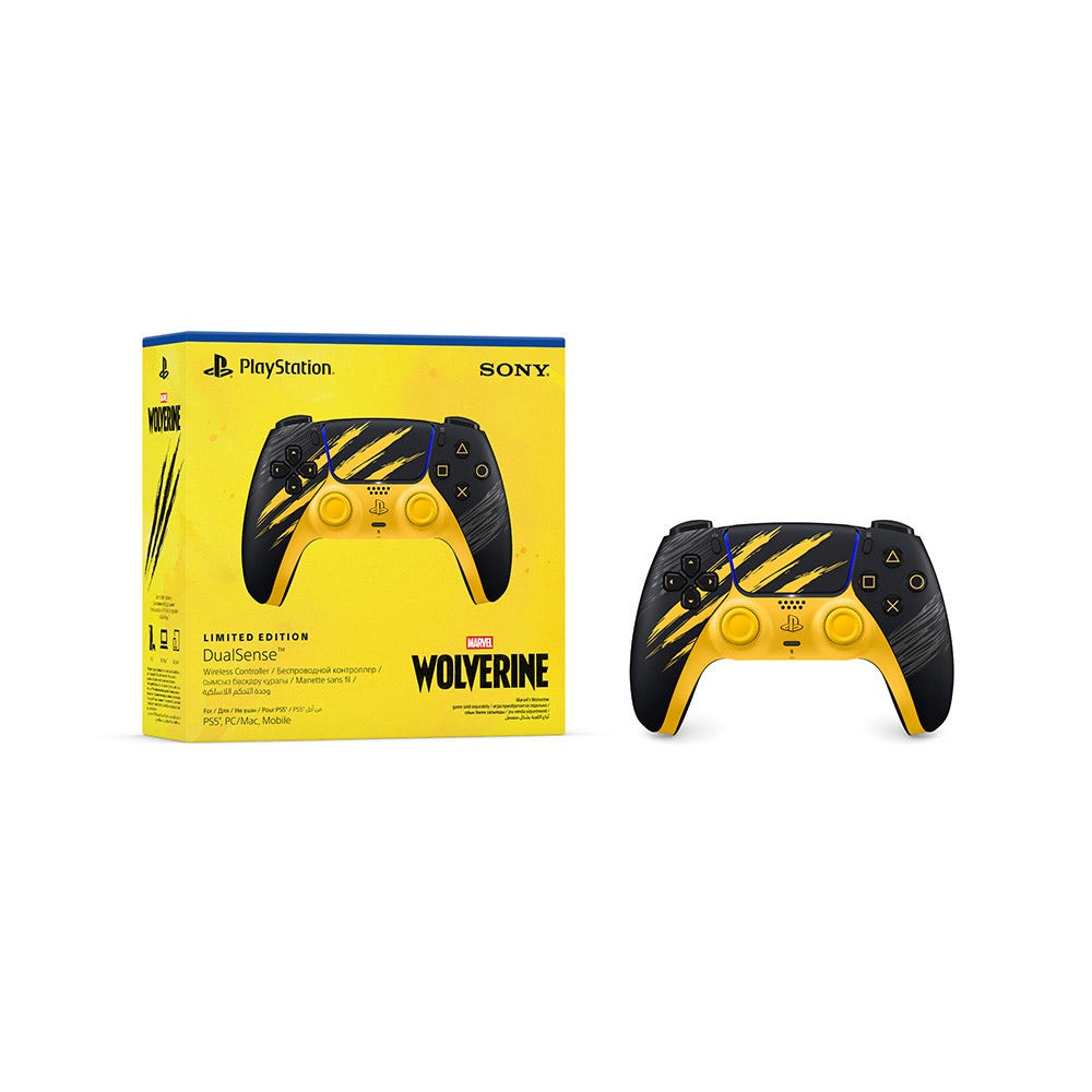 Sony PS5 DualSense Wireless Controller – Wolverine Battle Yellow UAE Version