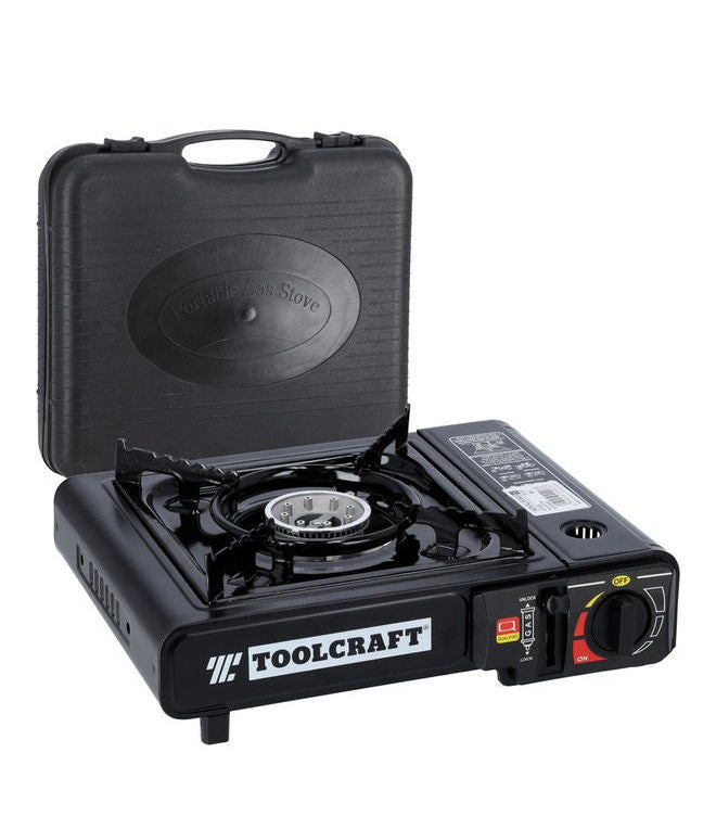 Royalford RF10359 Portable LPG Gas Stove with Carry Case – Black