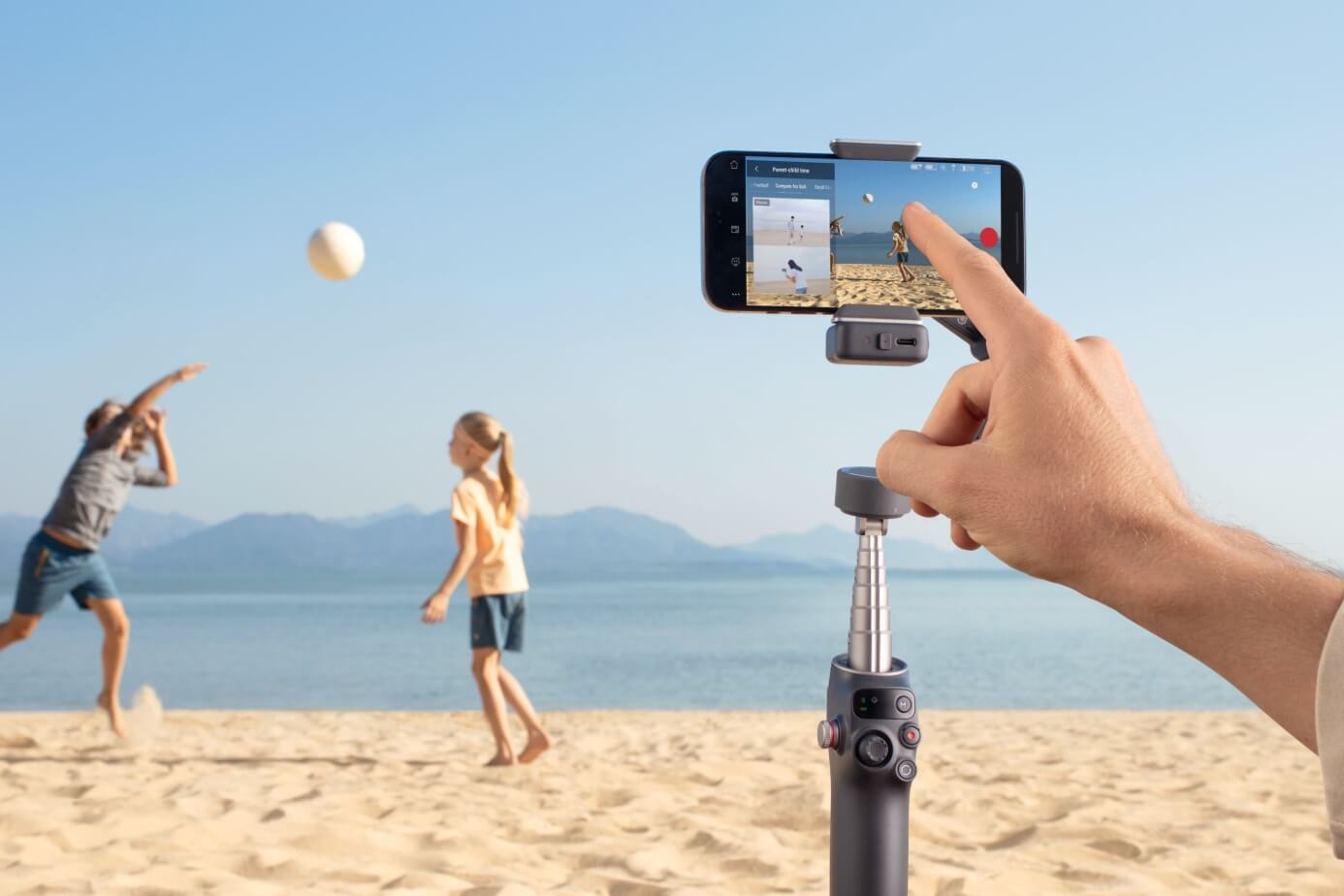 DJI Osmo Mobile 7P Gimbal Stabilizer for iPhone, Android, Native Tracking, Lighting, 3-Axis Phone Gimbal, Quick Launch, One-Tap Edit, Built-in Extension Rod & Tripod, 10hrs Use, Phone ChargingCameras🎥 3-Axis Stabilization: Ensures smooth, shake-free foot
