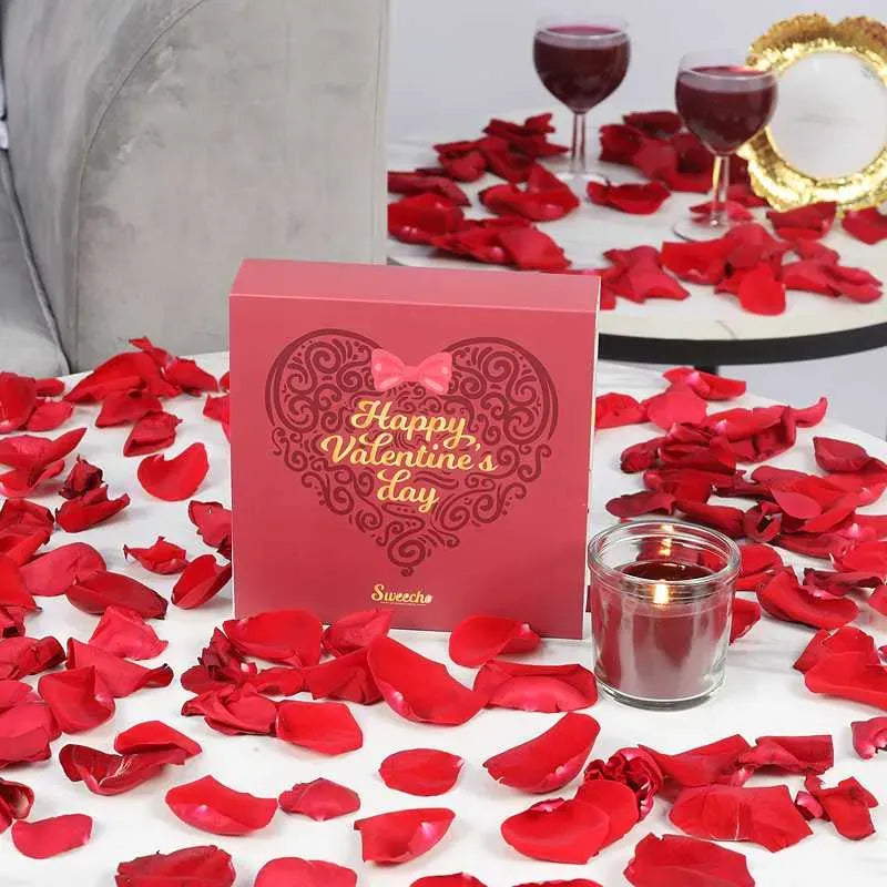 Romantic Valentine chocolate gift box