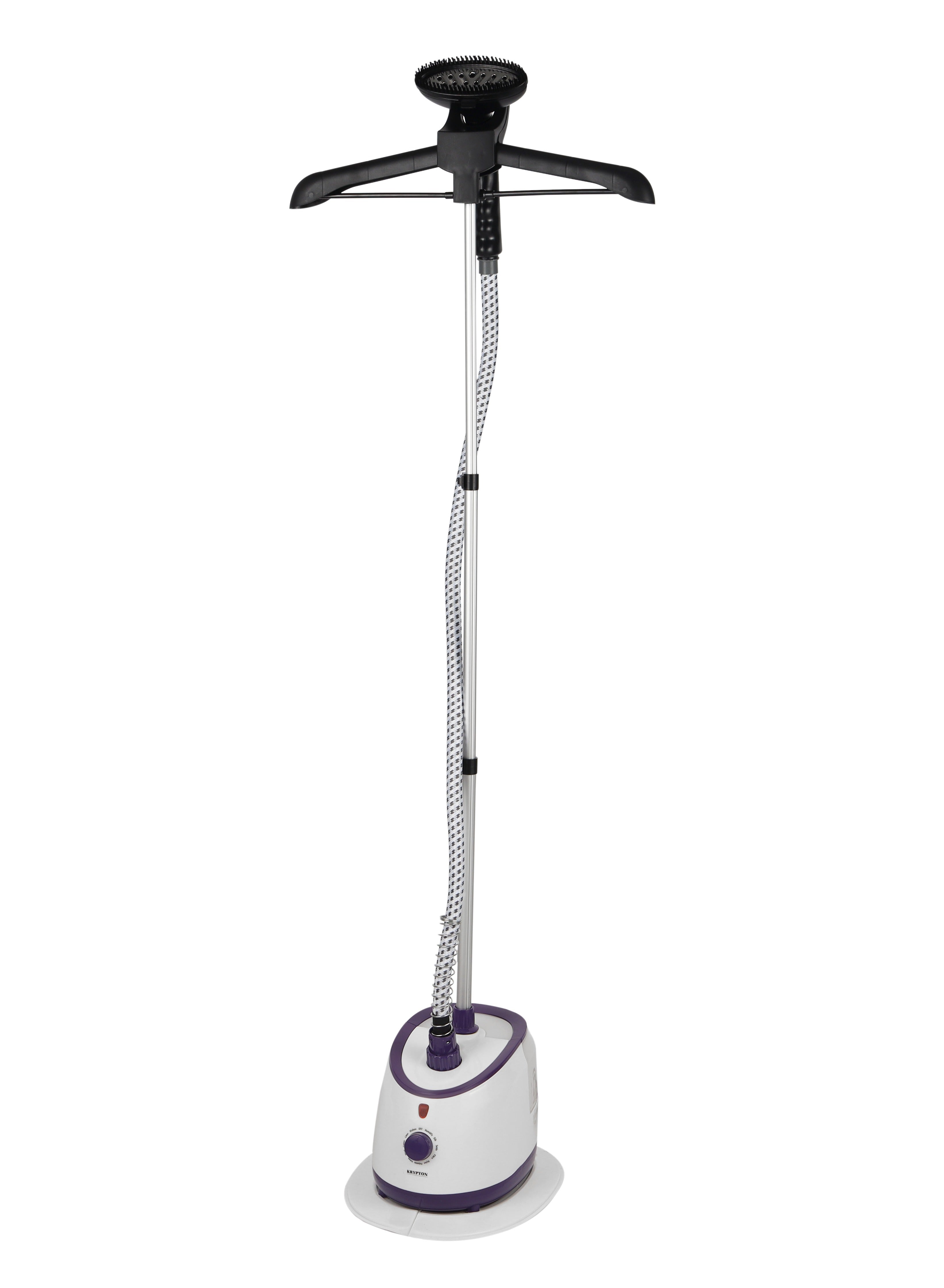 Krypton Garment Steamer 1.7L 2000 W KNGS6441Home AppliancesKrypton Garment Steamer with a sleek design. The detachable design makes it easy to know the remaining water amount and refill the water. High-quality adjustable poles Durable and suitable for all