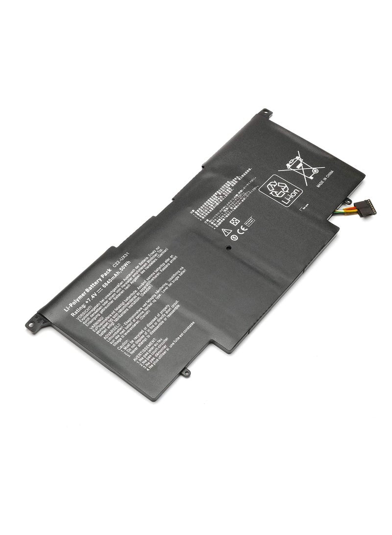 C21/C22/C23-UX31 Battery for Asus (Zenbook) UX31A UX31E UX31 UX31A-R4004H UX31E-DH72 UX31KI3517A Ultrabook - 7.4V 6840mAh/50Wh 4-Cell