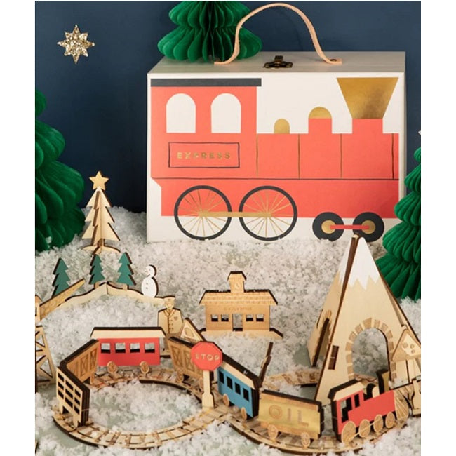 Railway Train Advent Calendar festive Christmas