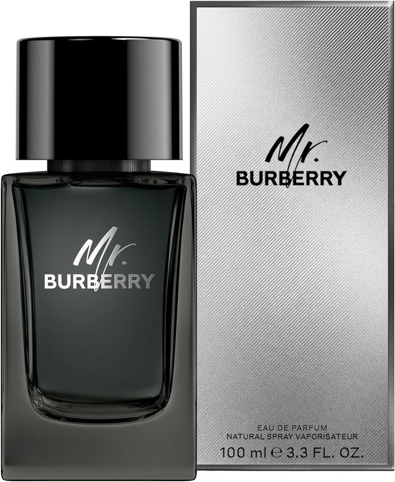 Burberry Mr Burberry For Men Eau De ParfumPerfumes & FragrancesA warm, sensual and woody scent with fresh and aromatic top notes of tarragon and comforting, spicy cinnamon, layered delicately on rich patchouli with a base of amber and smoky vetiver. TOP N