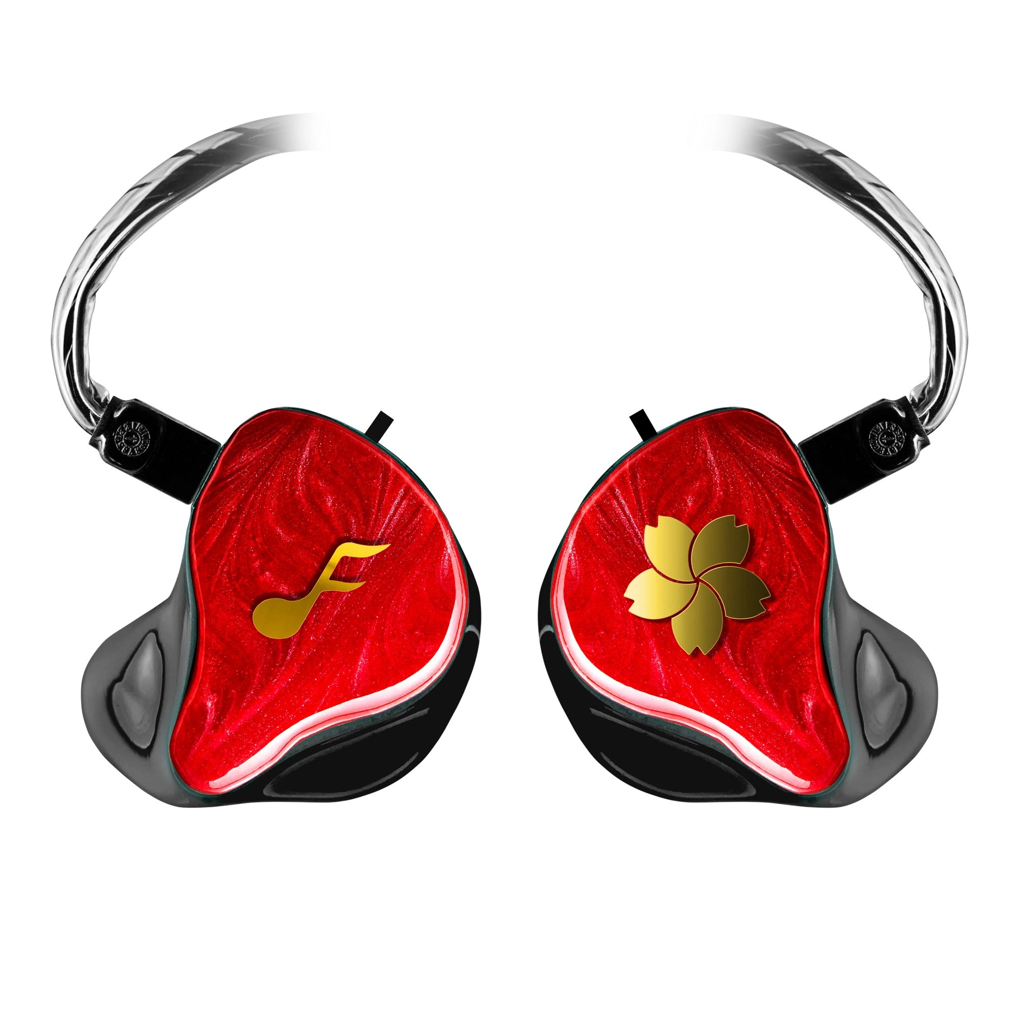 FATfreq Sakura Universal red wired in-ear headphones