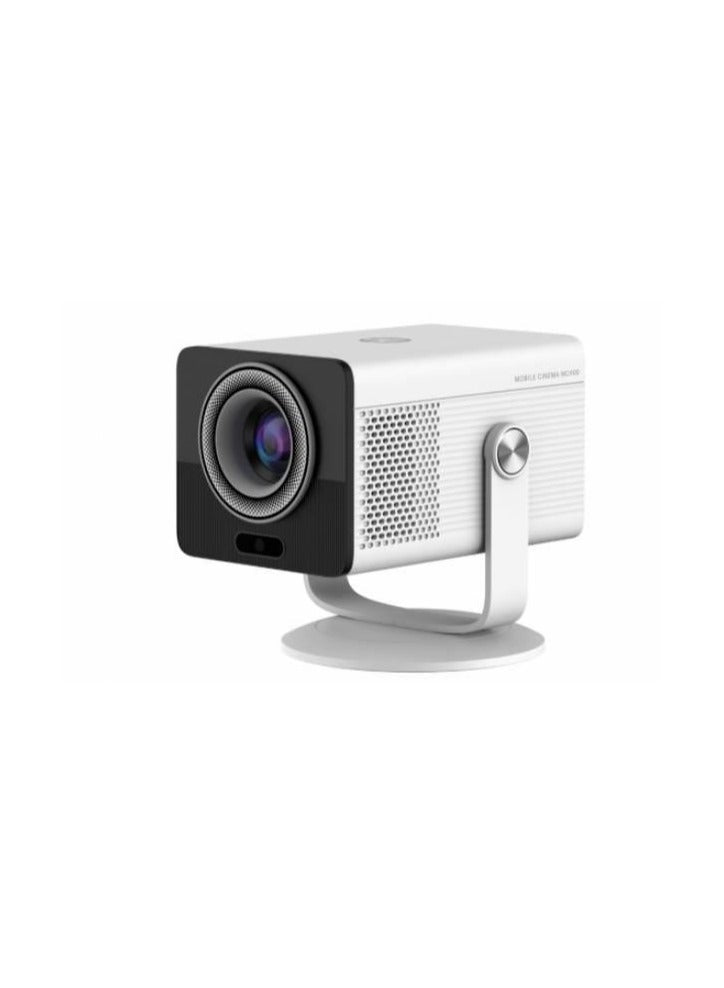 HP HD Smart Projector 720p with Wireless Screen Mirroring for iOS and Android 90” Display Builtin Apps WiFi Connectivity Portable Swivel Design – MC400
