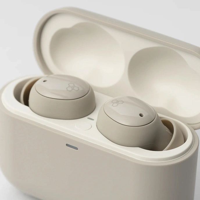 Final Audio ZE500 for ASMR True Wireless Earbuds – Dark Cream, Bluetooth 5.4, Ultra-Comfort Fit, Wireless Charging, Hi-Fi Voice & ASMR Audio