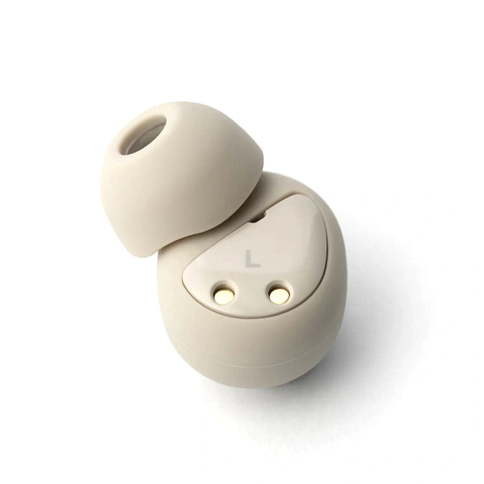 Final Audio ZE500 for ASMR True Wireless Earbuds – Dark Cream, Bluetooth 5.4, Ultra-Comfort Fit, Wireless Charging, Hi-Fi Voice & ASMR Audio