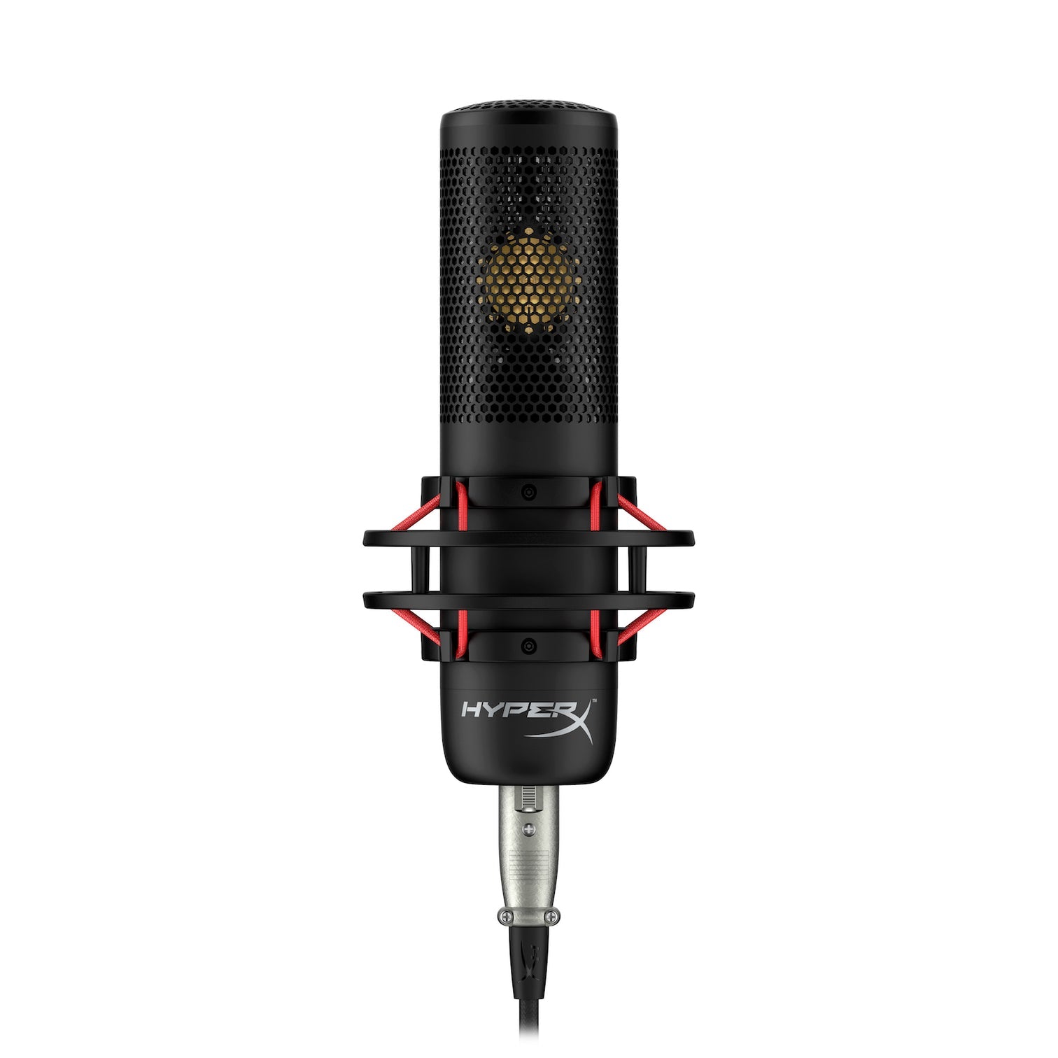 HyperX ProCast – Large Diaphragm Condenser MicrophoneAudio & VideoGold-sputtered large diaphragm condenser Cardioid polar pattern XLR Connection Detachable HyperX Shield metal pop filter LARGE CONDENSER FOR EXCELLENT NOISE PERFORMANCEProCast’s design enab