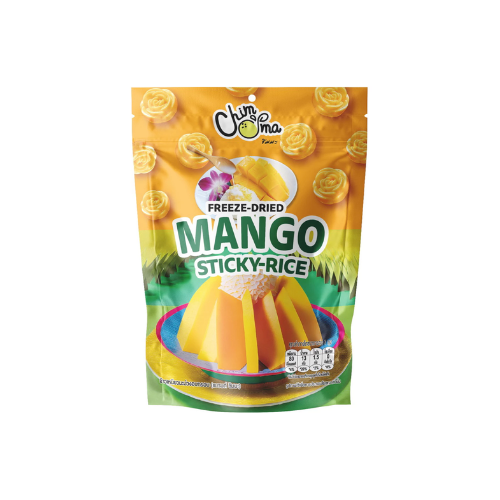CHIMMA Freeze-Dried Mango Sticky Rice 20g | Crispy Thai Mango Sticky Rice Snack