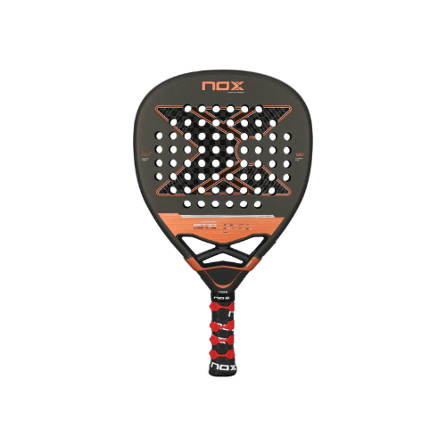 NOX AT10 Luxury GENIUS ATTACK 12K 2025 Padel Racket by Agustín Tapia – Diamond Shape, 12K Carbon, MLD Black EVA, Exclusive Spin 3D, EOS Flap & Smartstrap