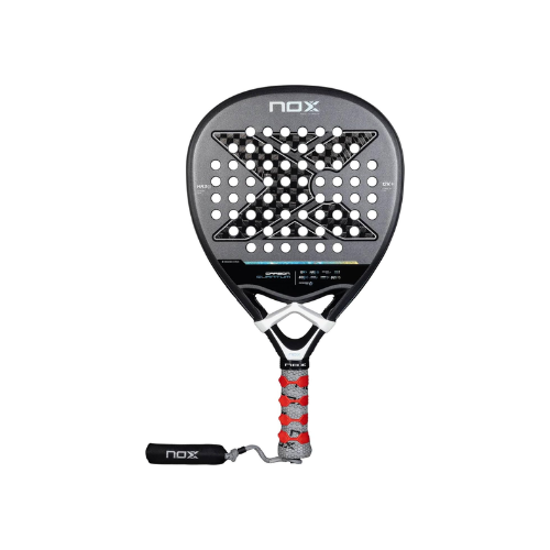 NOX Quantum Carbon 12K 2025 Padel Racket – Diamond Shape, Power & Spin, HR3 Color EVA Core, 3D Spin Texture, Smart Strap & EOS Flap