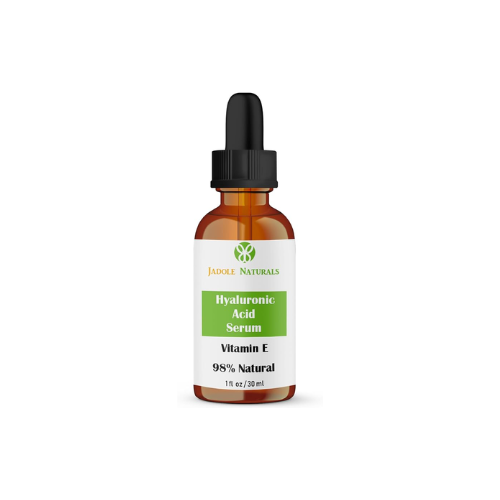 Jadole Naturals Hyaluronic Acid Serum with Vitamin E for Face 30ml | Hydrating Facial Serum | Pack of 1