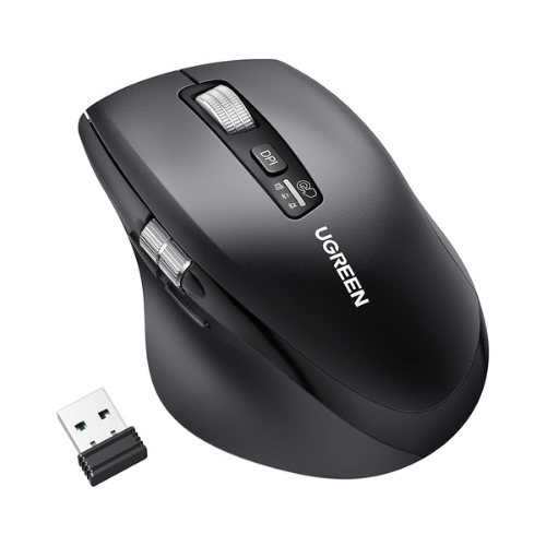 UGREEN M571 Wireless Mouse – Ultra-Fast Scroll, BT 5.4 + 2.4G, 5000 DPI, 3-Device, 240-Day Battery