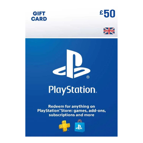 UK PSN wallet top-up PlayStation gift card