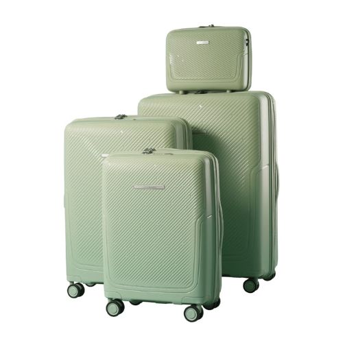 SONADA Unbreakable Luggage Set of 4 - Green