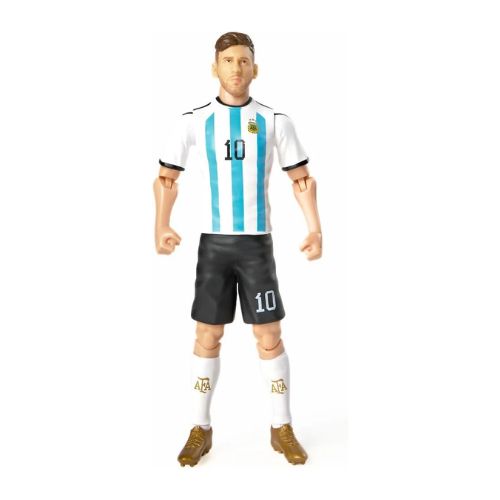 Lionel Messi 20cm Collectible Figurine – Argentina Kit, Articulated Action Figure with Football