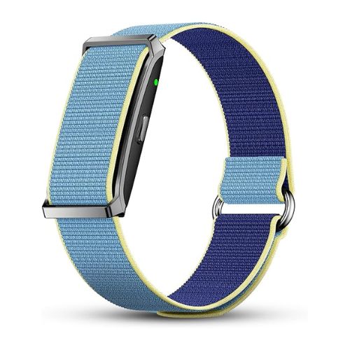 Pebble Qore PFB94 Fitness Band – 45-Day Battery Life, 100+ Sports Modes, Heart Rate, SpO2, Stress, Sleep Tracking, OneKey Measurement, Smart Notifications, No Subscription, Nylon Strap