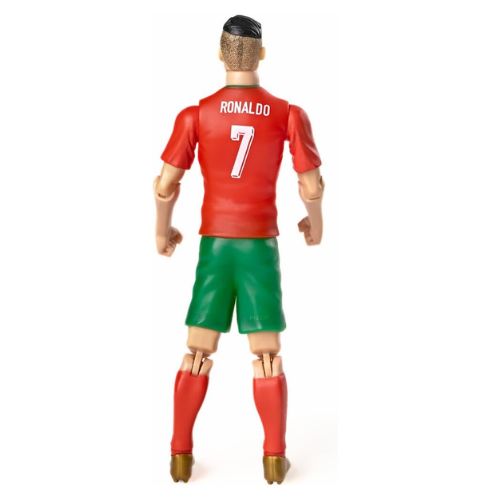 Cristiano Ronaldo 20cm Collectible Figurine – Portugal Kit, Articulated Action Figure with Football