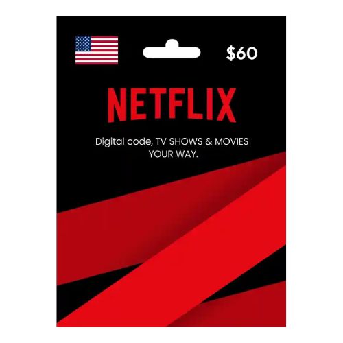 Netflix USA Gift Card – Digital Code, Instant Delivery