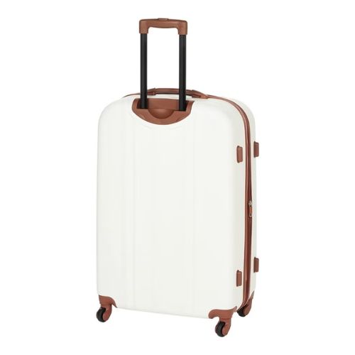 Anti theft lock spinner wheel travel suitcase set double zipper