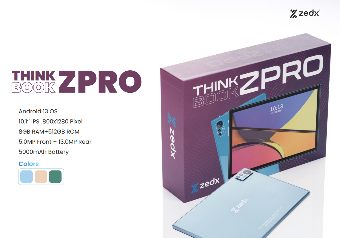 Zedx THINK BOOKZPRO Android 13