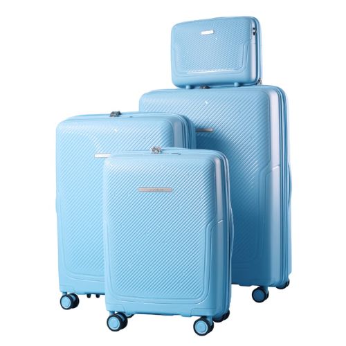 SONADA Unbreakable Luggage Set of 4 - blue